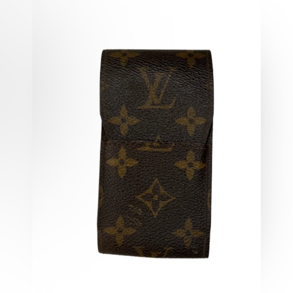Authentic LOUIS VUITTON Etui Cigarette Monogram Accessory Case